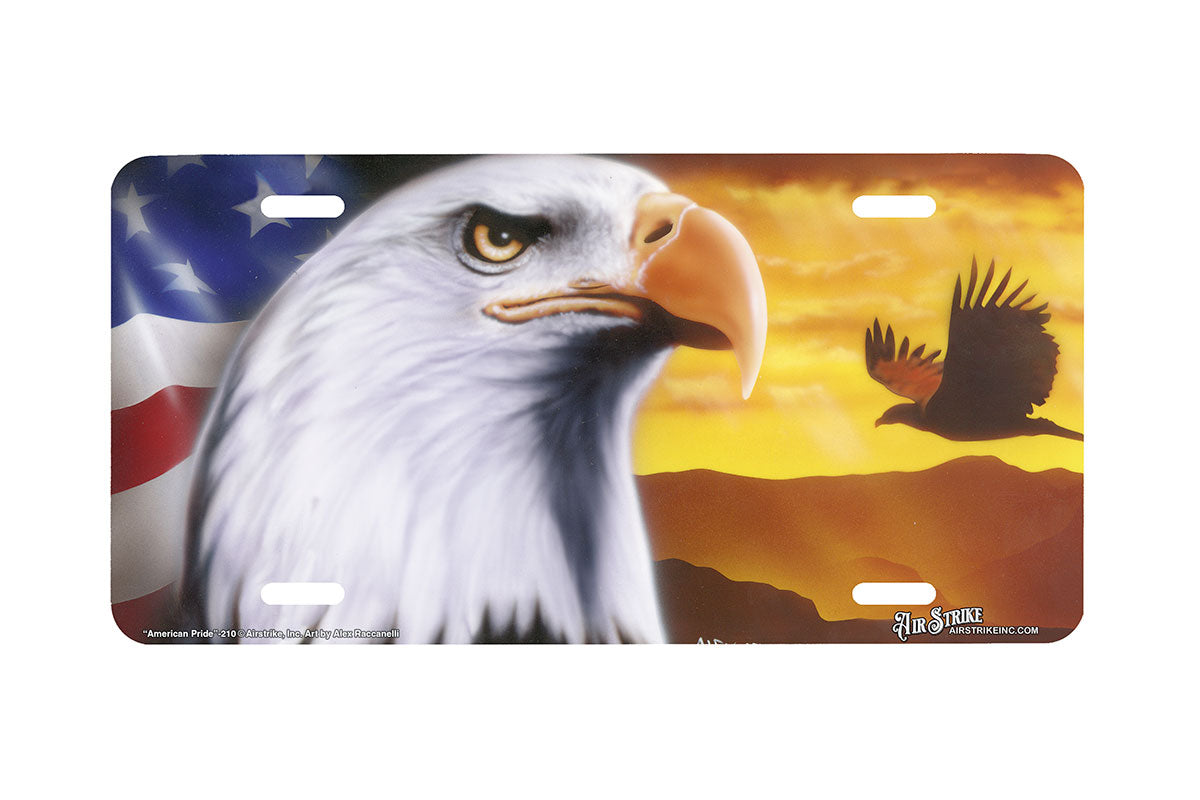 "American Pride" - Decorative License Plate