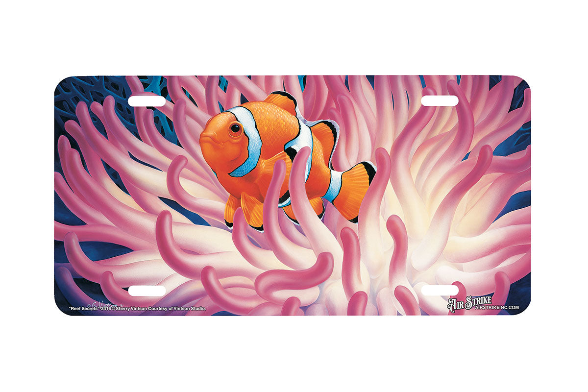 "Reef Secrets" - Decorative License Plate