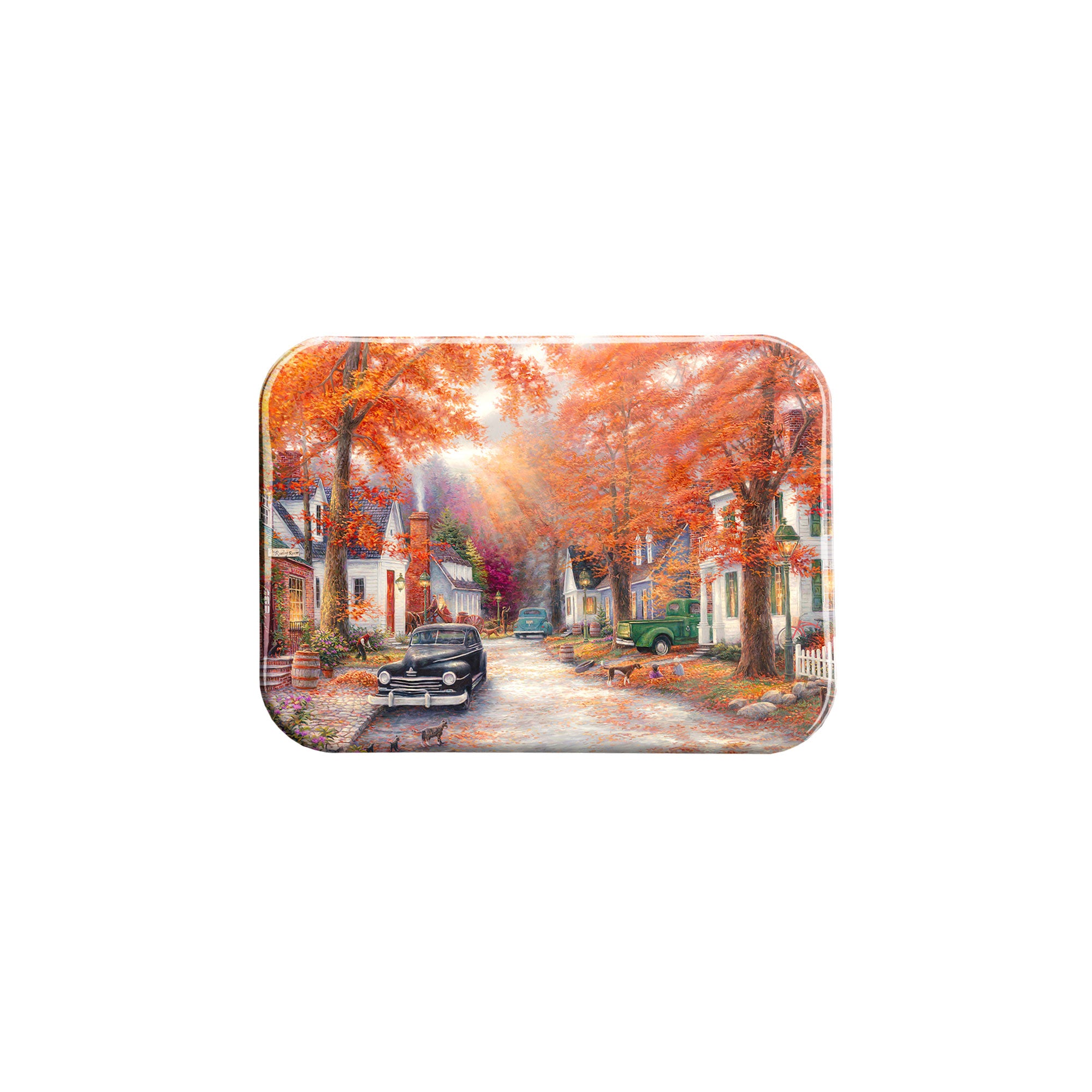 "A Moment On Memory Lane" - 2.5" X 3.5" Rectangle Fridge Magnets