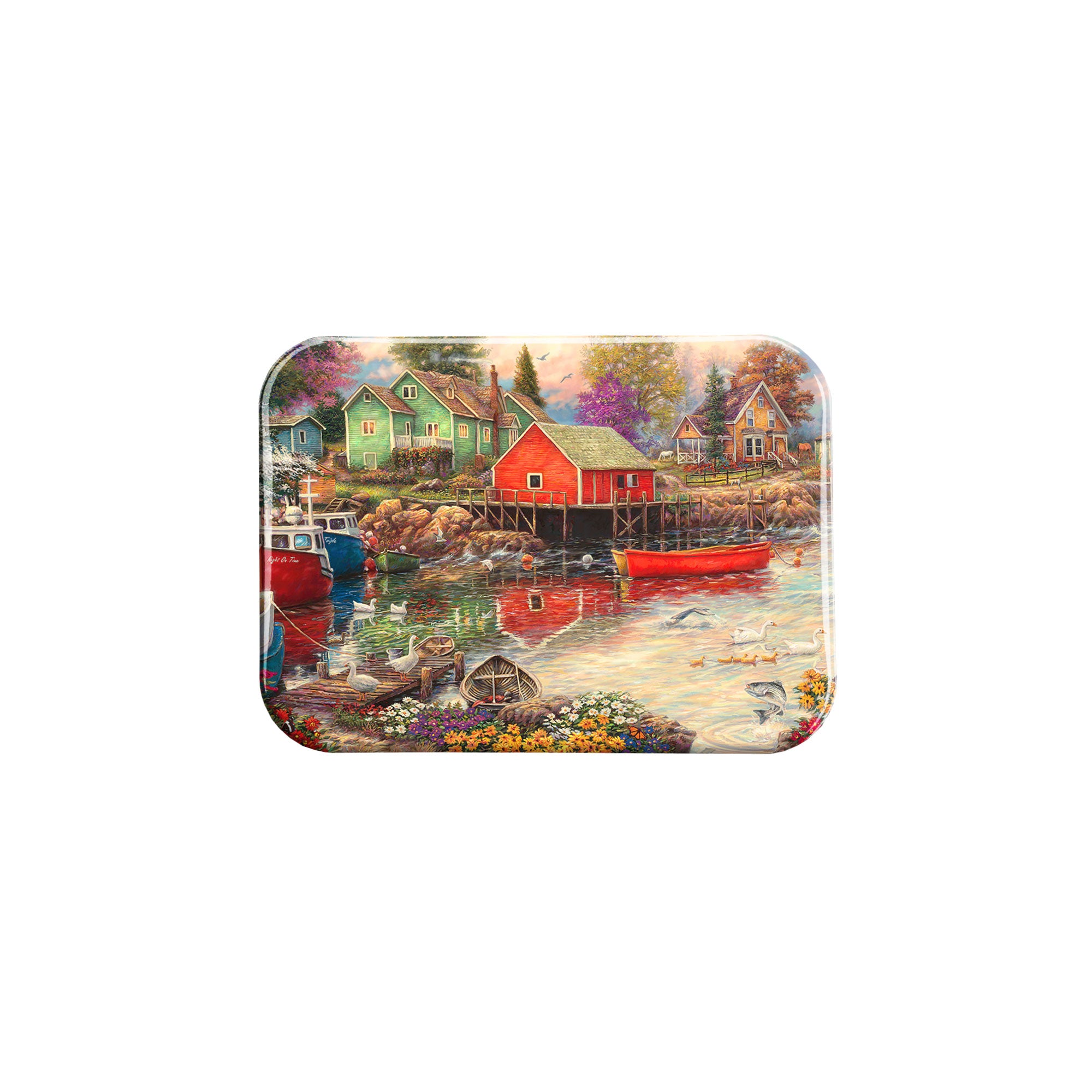 "Quiet Cove" - 2.5" X 3.5" Rectangle Fridge Magnets