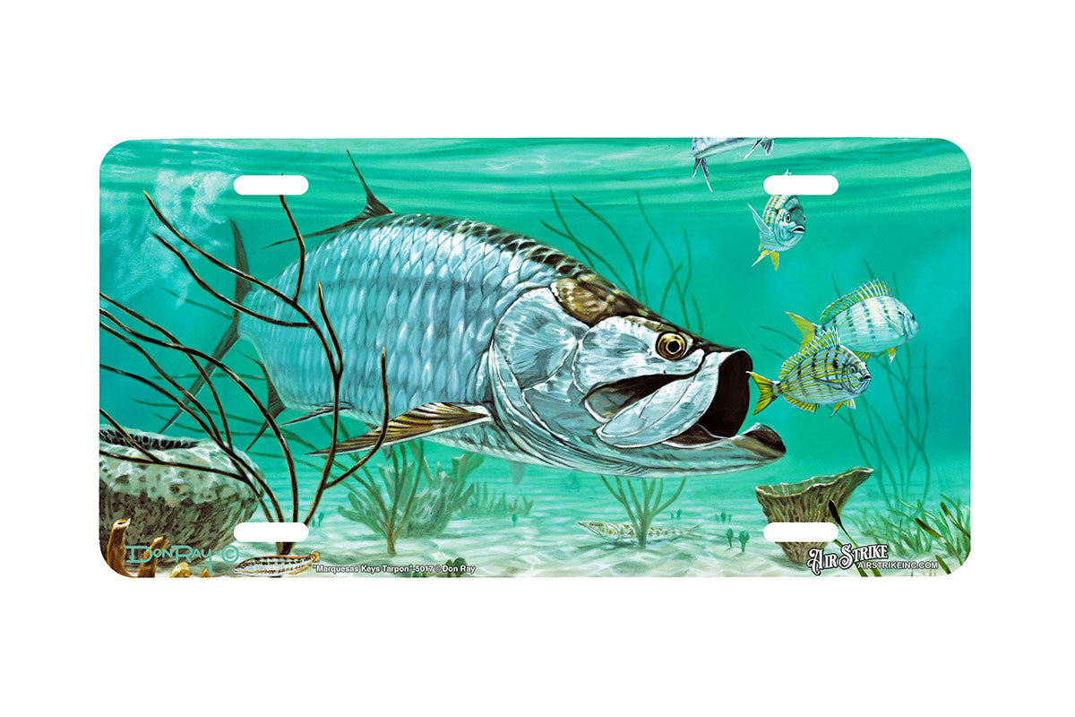 "Marquesas Keys Tarpon" - Decorative License Plate