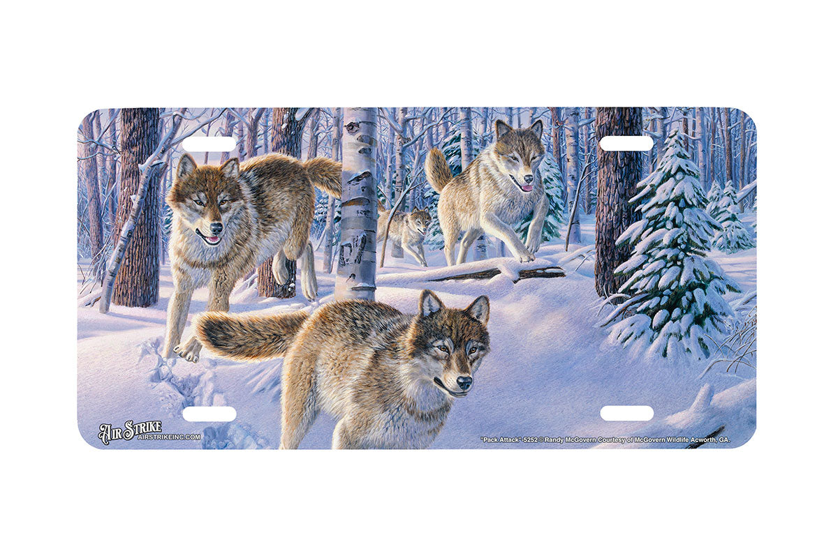 "Pack Attack" - Decorative License Plate