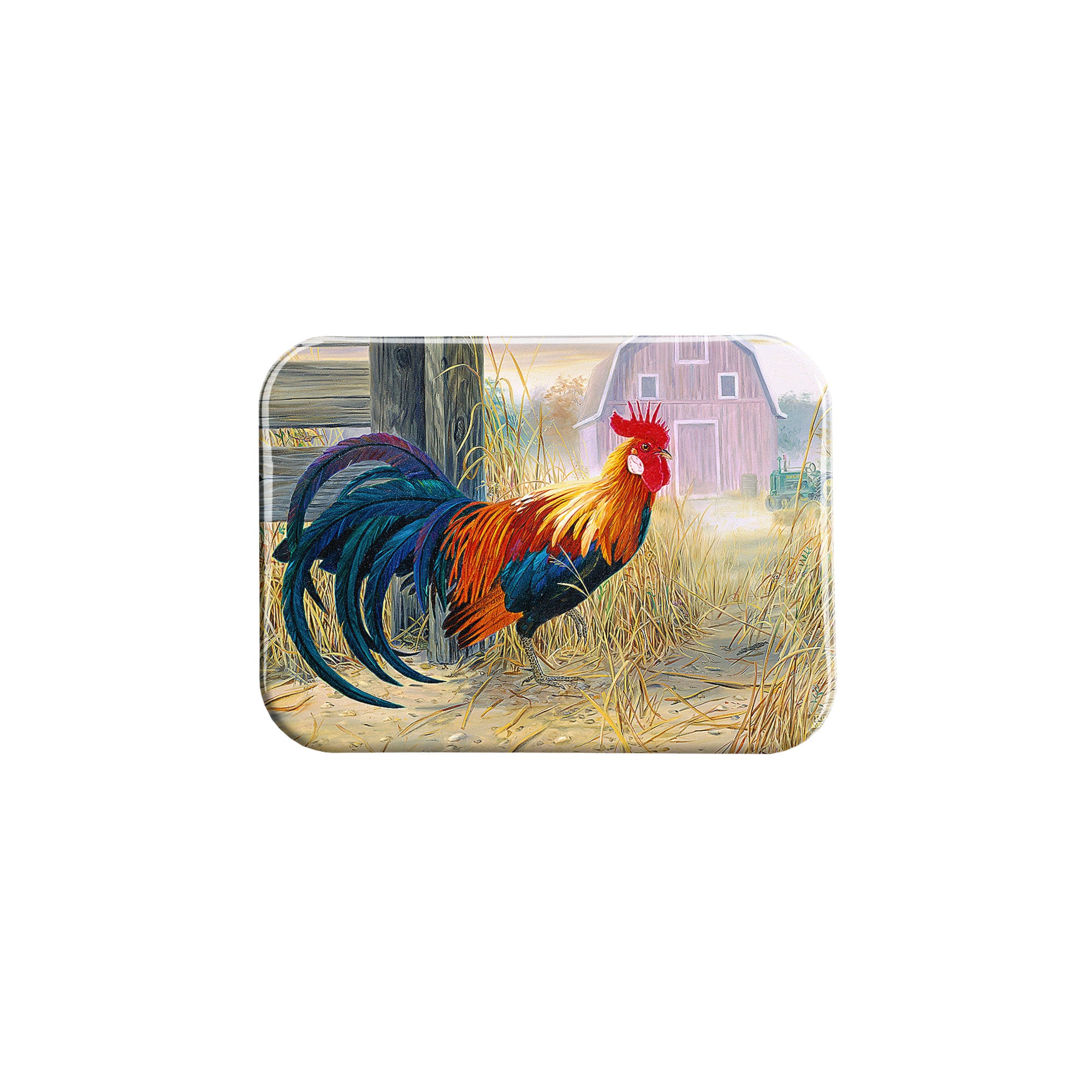 "Barnyard Boss" - 2.5" X 3.5" Rectangle Fridge Magnets