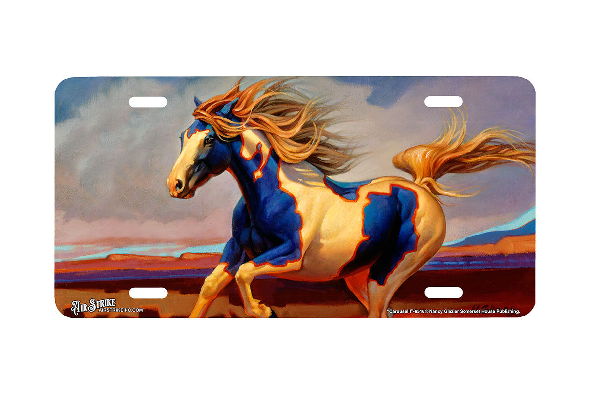 "Carousel" - Decorative License Plate