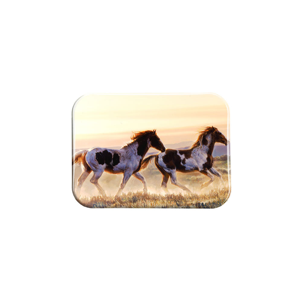 "Early Morning Run" - 2.5" X 3.5" Rectangle Fridge Magnets