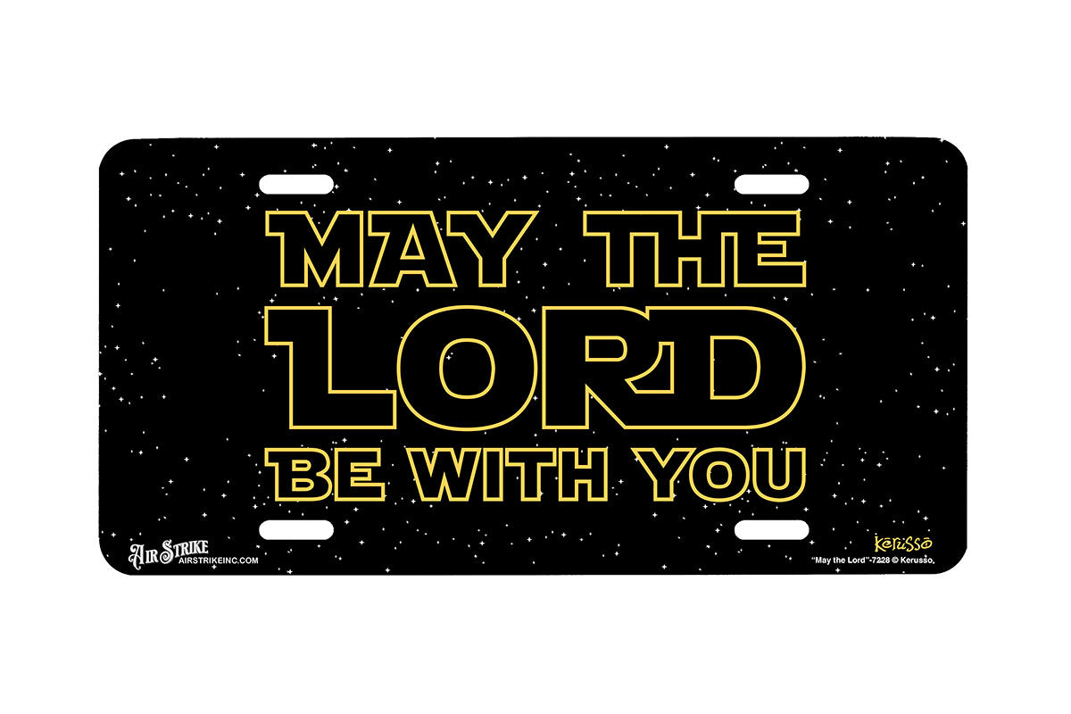 "May the Lord" - Decorative License Plate