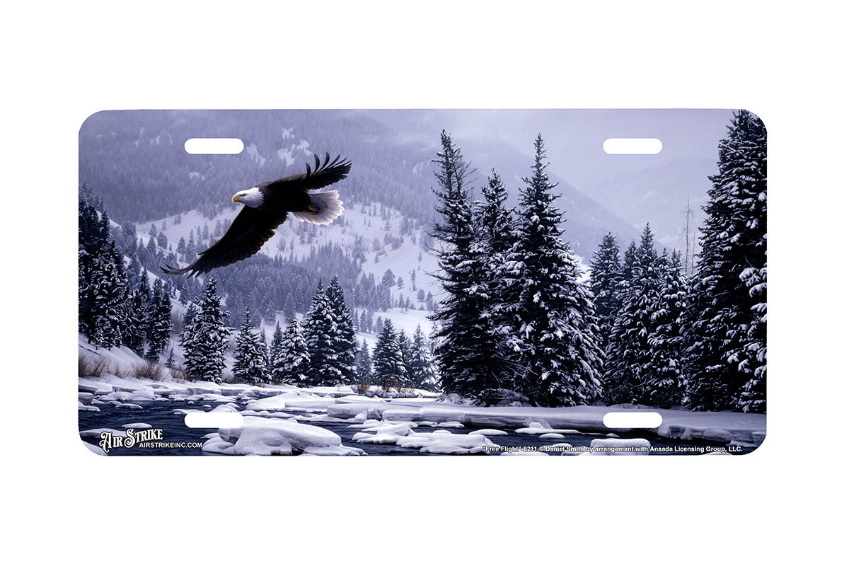 "Free Flight" - Decorative License Plate